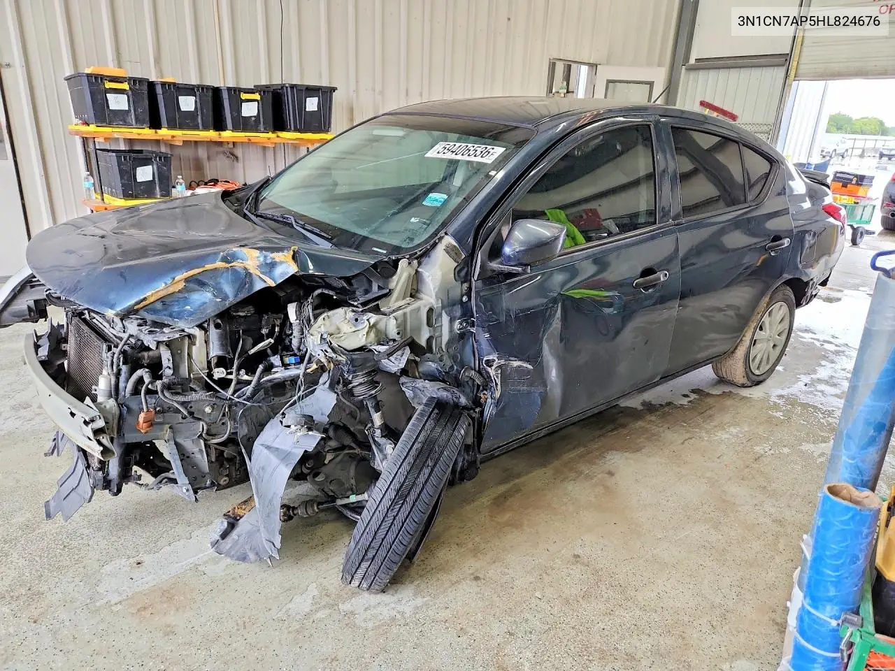 3N1CN7AP5HL824676 2017 Nissan Versa 1.6 S Plus