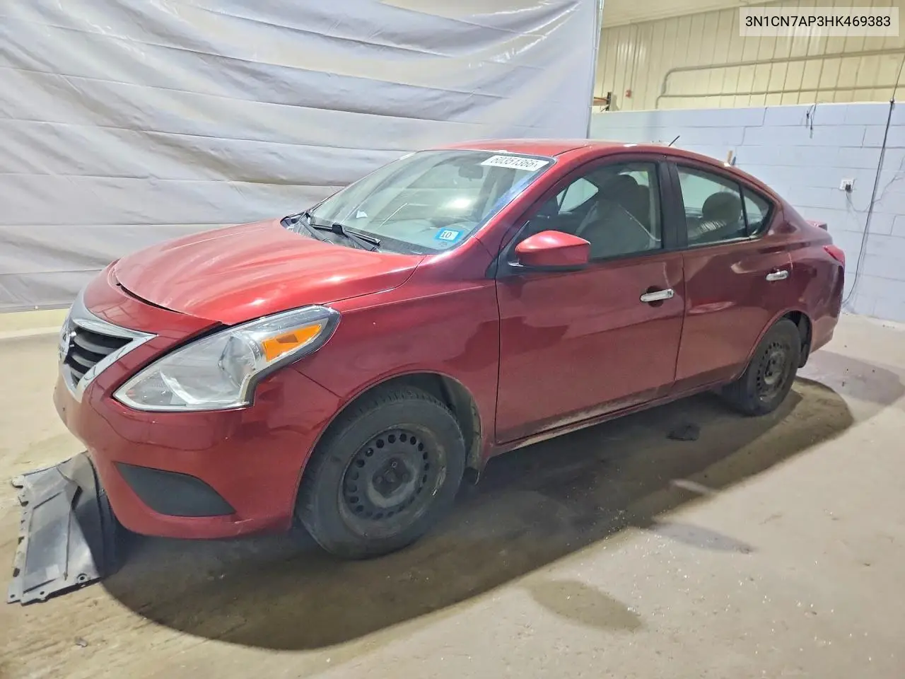 2017 Nissan Versa 1.6 Sv VIN: 3N1CN7AP3HK469383 Lot: 60351366