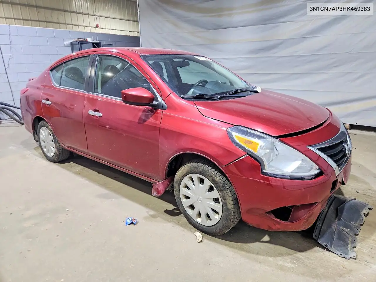 2017 Nissan Versa 1.6 Sv VIN: 3N1CN7AP3HK469383 Lot: 60351366