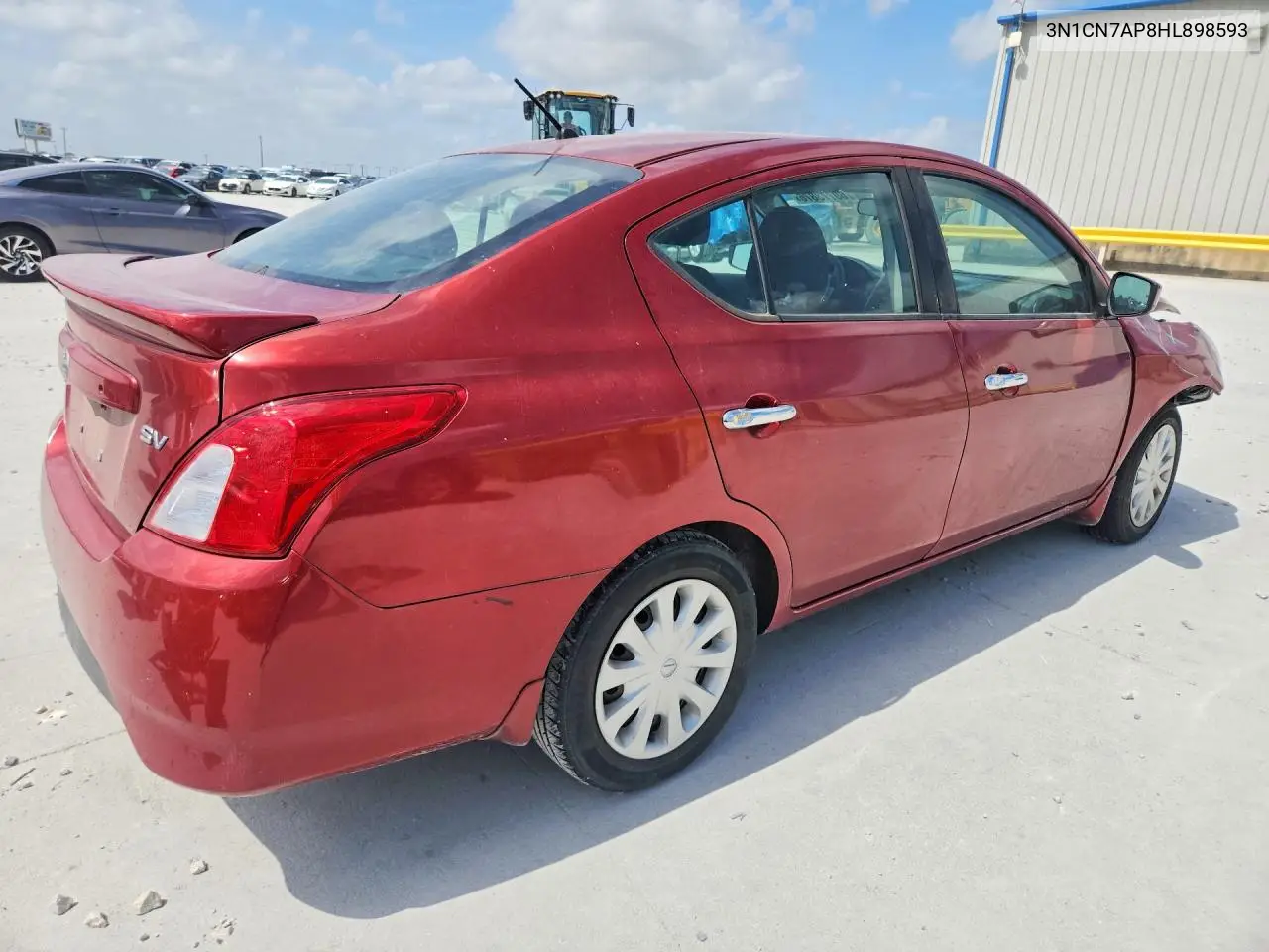 2017 Nissan Versa 1.6 Sv VIN: 3N1CN7AP8HL898593 Lot: 60773876