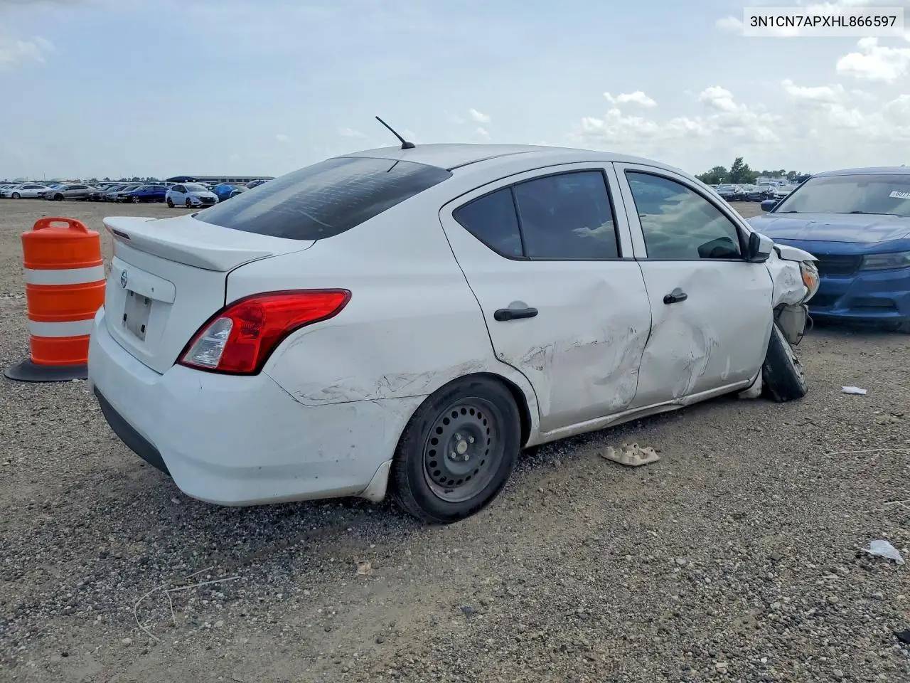2017 Nissan Versa 1.6 S Plus VIN: 3N1CN7APXHL866597 Lot: 61555986