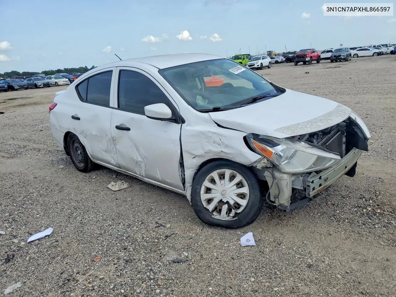 2017 Nissan Versa 1.6 S Plus VIN: 3N1CN7APXHL866597 Lot: 61555986