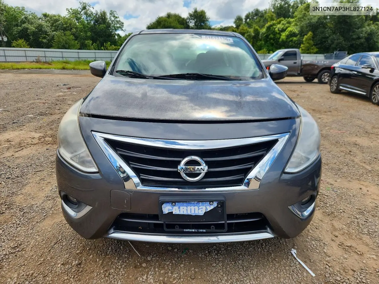 2017 Nissan Versa 1.6 S VIN: 3N1CN7AP3HL827124 Lot: 61613136