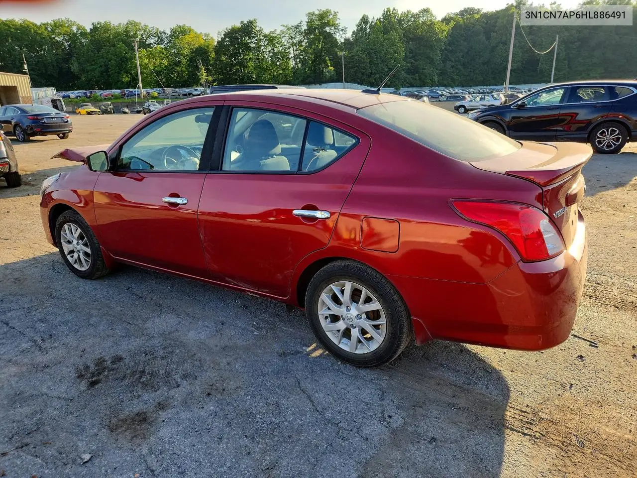 2017 Nissan Versa 1.6 S VIN: 3N1CN7AP6HL886491 Lot: 61719216