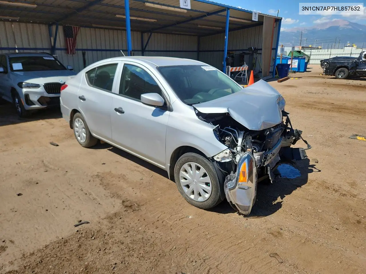 2017 Nissan Versa 1.6 S Plus VIN: 3N1CN7AP7HL857632 Lot: 61803636