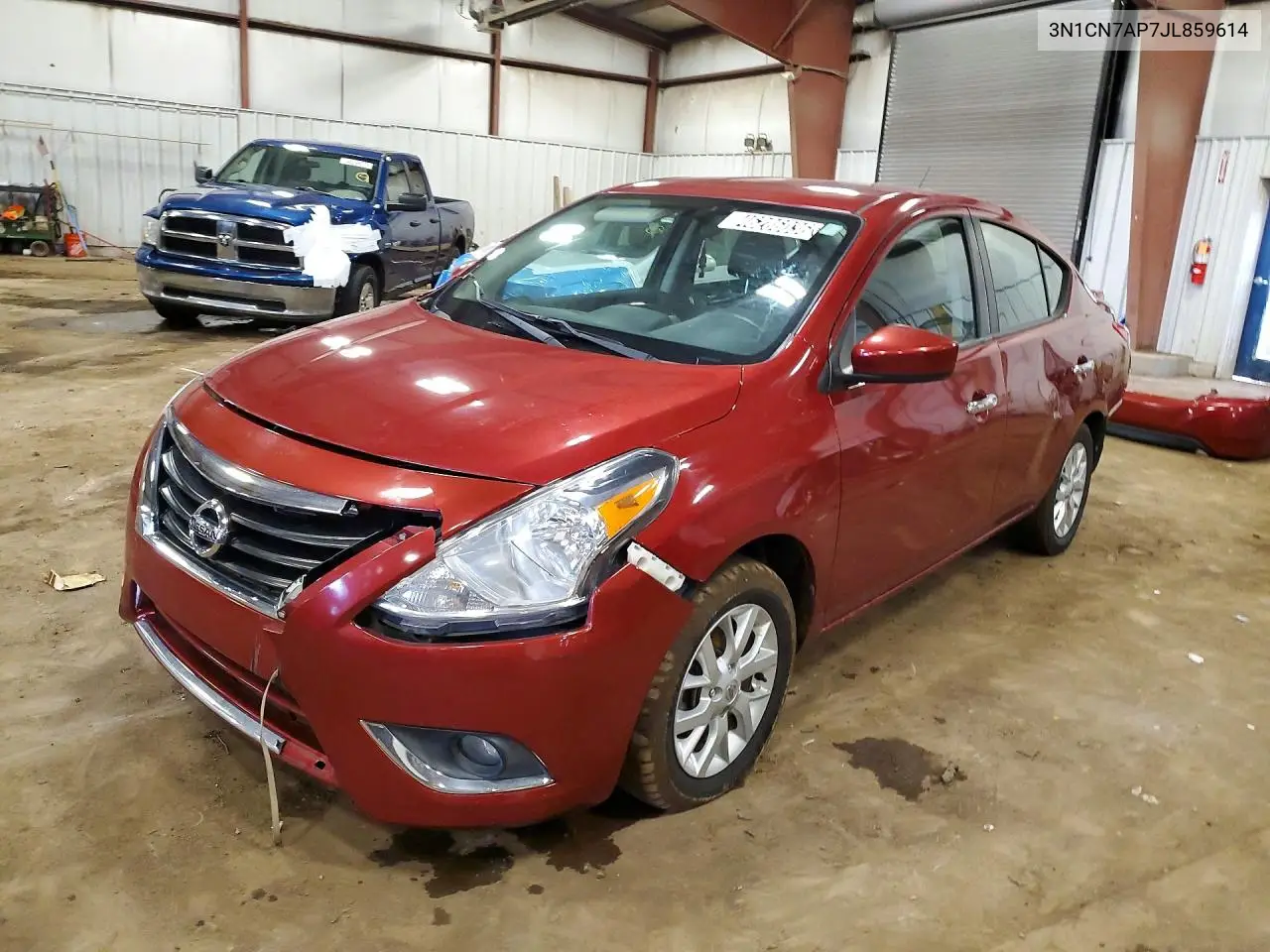2018 Nissan Versa Sv VIN: 3N1CN7AP7JL859614 Lot: 46286036