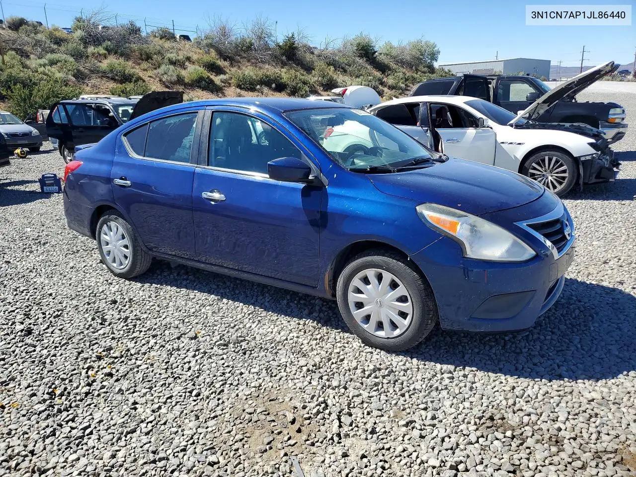 2018 Nissan Versa S VIN: 3N1CN7AP1JL864405 Lot: 56757536