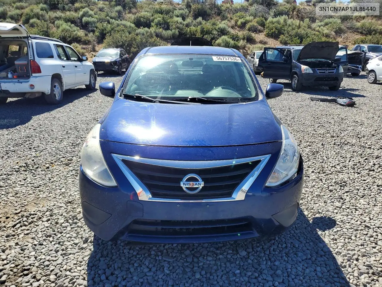 2018 Nissan Versa S VIN: 3N1CN7AP1JL864405 Lot: 56757536