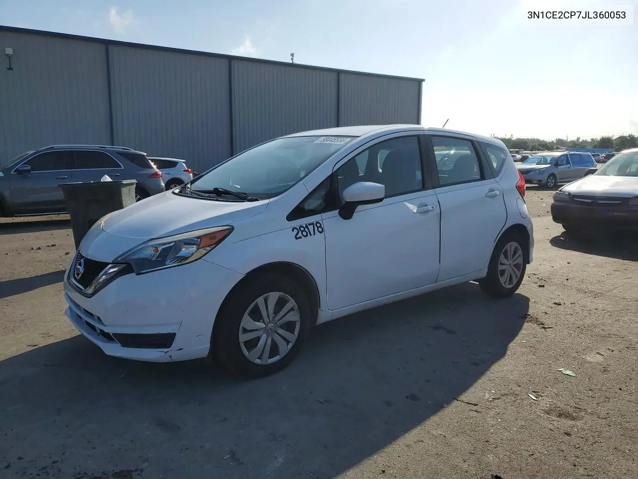 2018 Nissan Versa Note S VIN: 3N1CE2CP7JL360053 Lot: 58445556