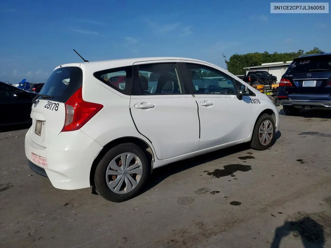 2018 Nissan Versa Note S VIN: 3N1CE2CP7JL360053 Lot: 58445556