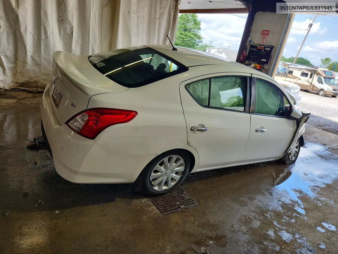2018 Nissan Versa Sv VIN: 3N1CN7AP0JL831945 Lot: 59596496