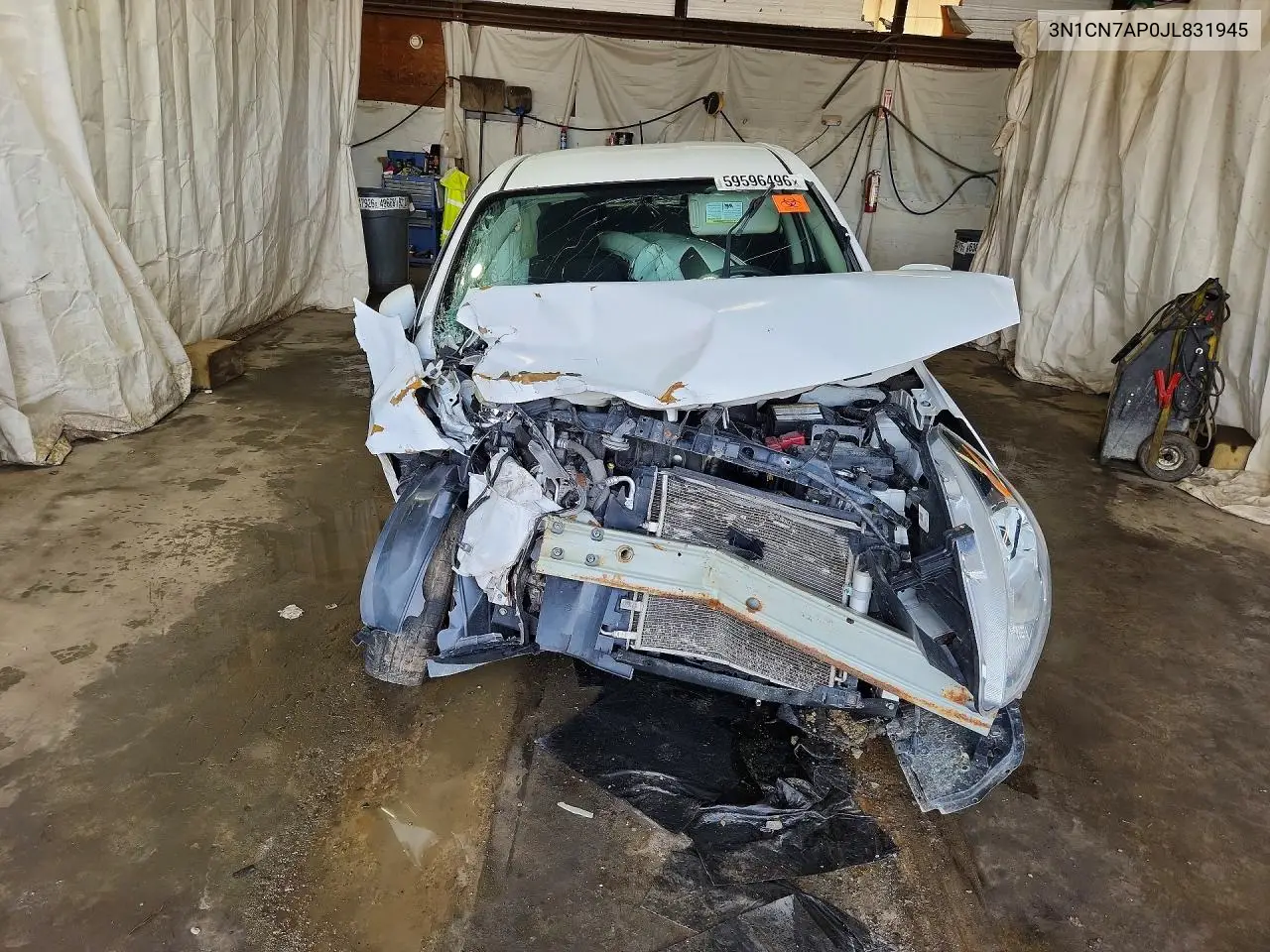 2018 Nissan Versa Sv VIN: 3N1CN7AP0JL831945 Lot: 59596496