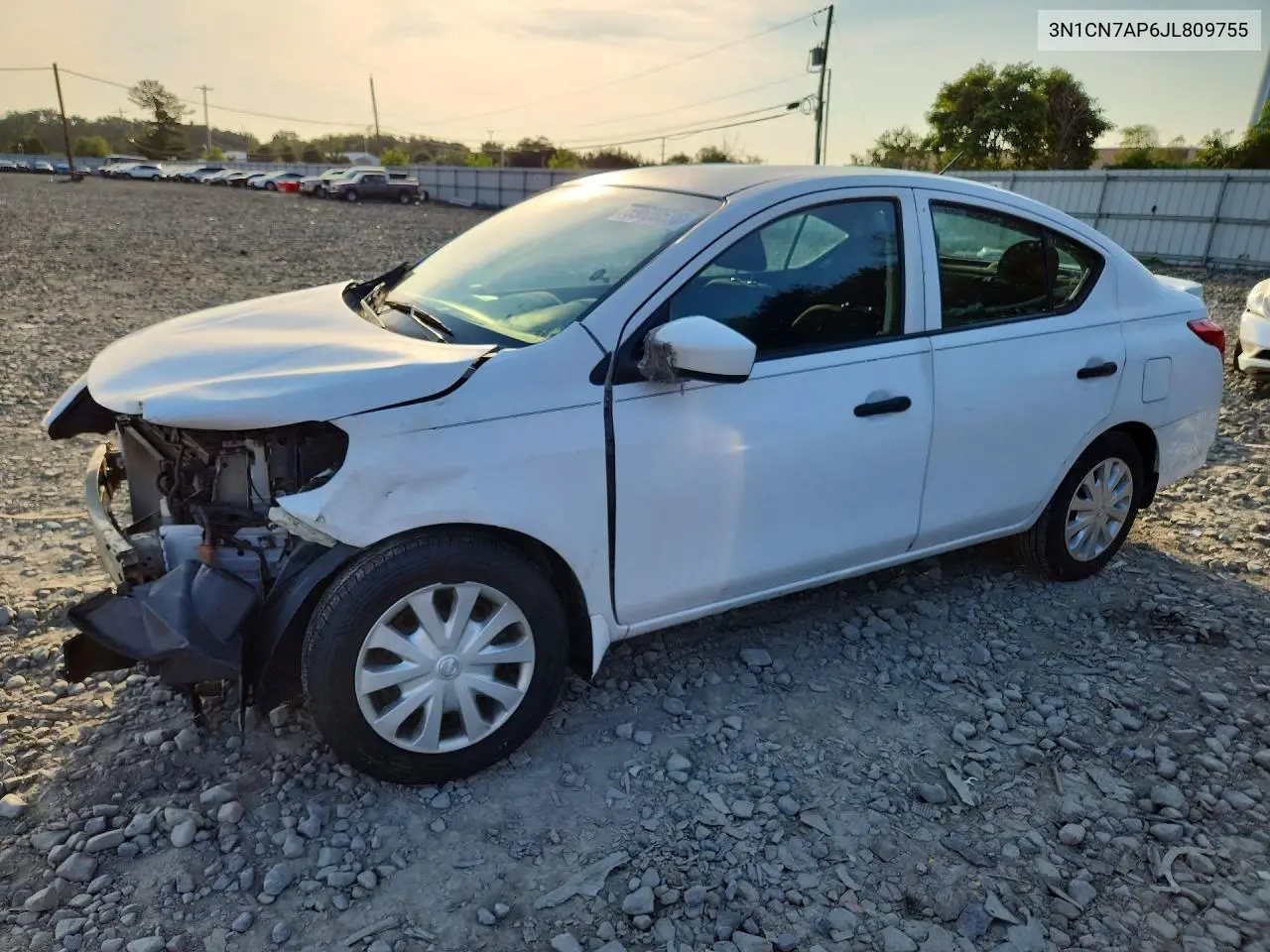 2018 Nissan Versa S Plus VIN: 3N1CN7AP6JL809755 Lot: 59639536