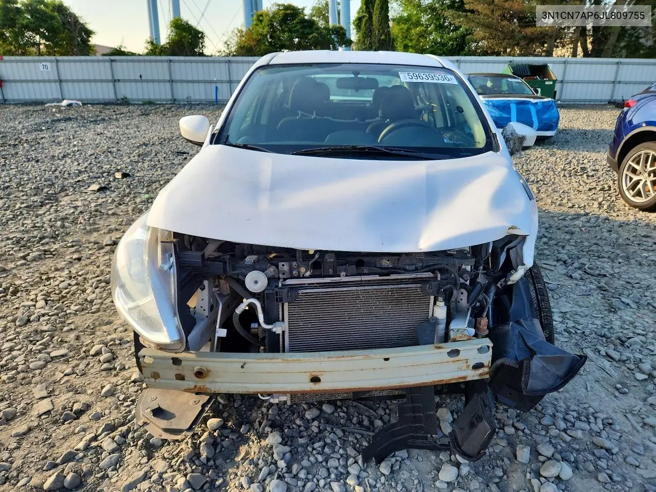 2018 Nissan Versa S Plus VIN: 3N1CN7AP6JL809755 Lot: 59639536