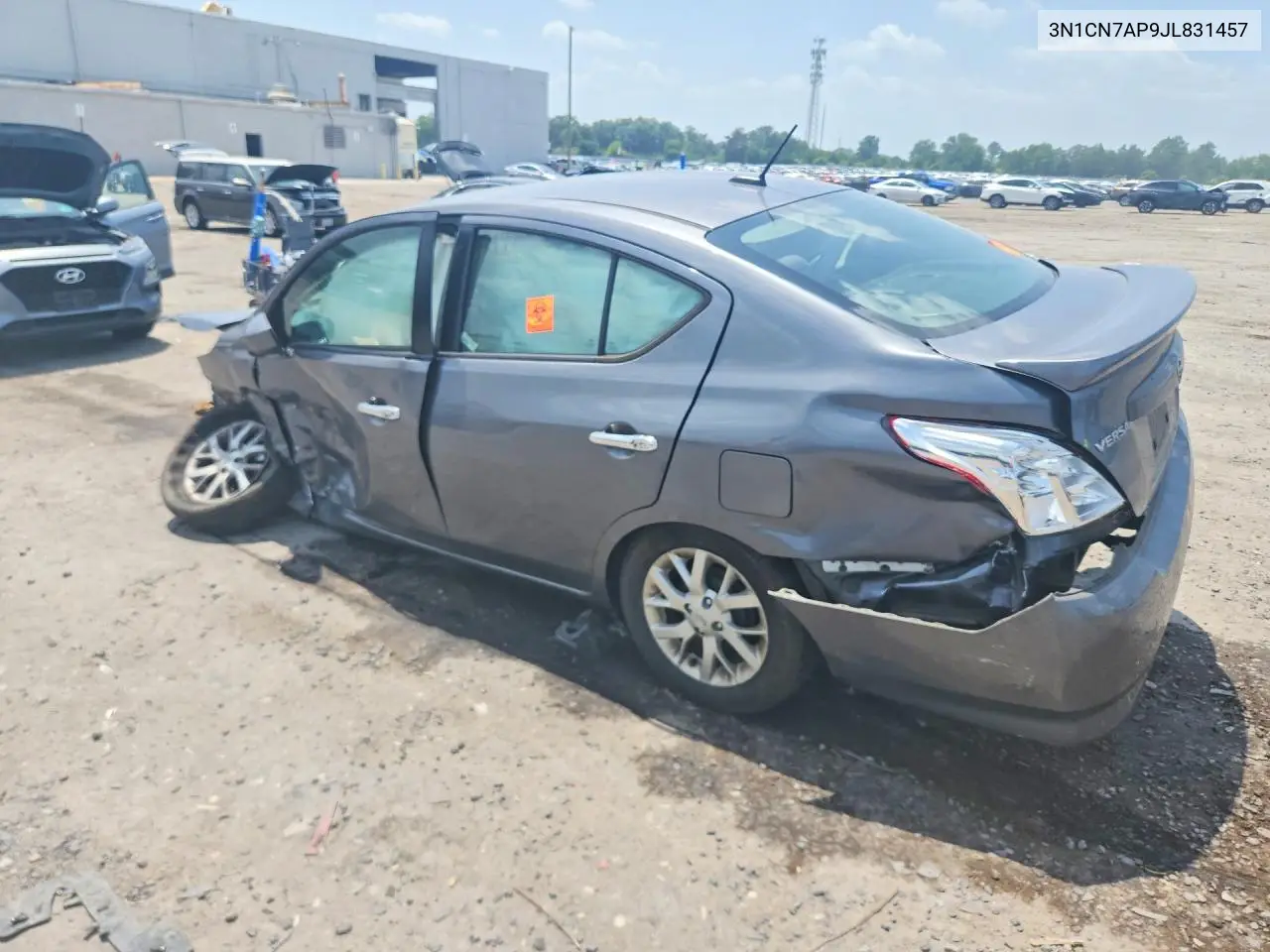 2018 Nissan Versa Sv VIN: 3N1CN7AP9JL831457 Lot: 59723816