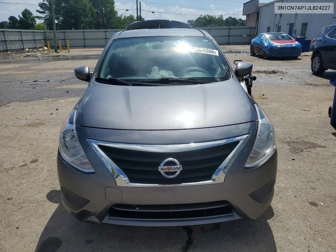 2018 Nissan Versa S Plus VIN: 3N1CN7AP1JL824227 Lot: 61688986