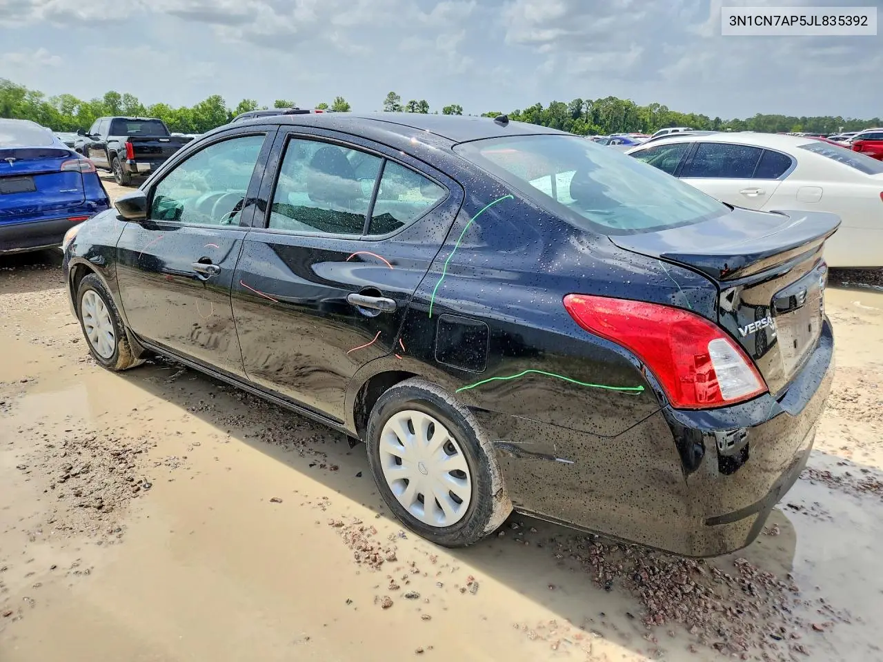 2018 Nissan Versa S Plus VIN: 3N1CN7AP5JL835392 Lot: 61769216