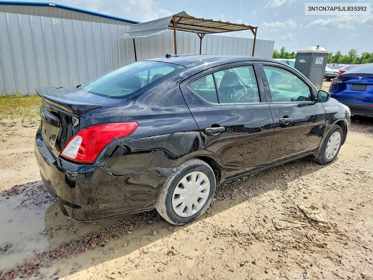 2018 Nissan Versa S Plus VIN: 3N1CN7AP5JL835392 Lot: 61769216