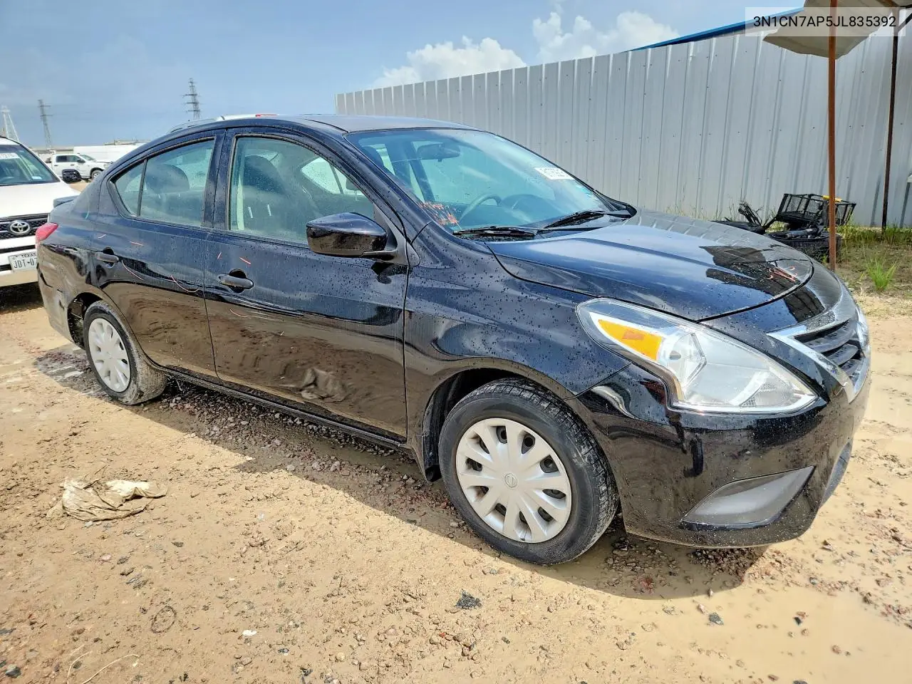 2018 Nissan Versa S Plus VIN: 3N1CN7AP5JL835392 Lot: 61769216
