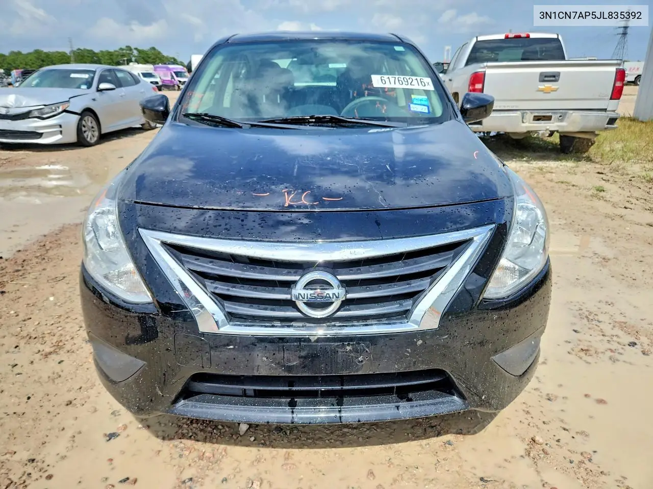 2018 Nissan Versa S Plus VIN: 3N1CN7AP5JL835392 Lot: 61769216