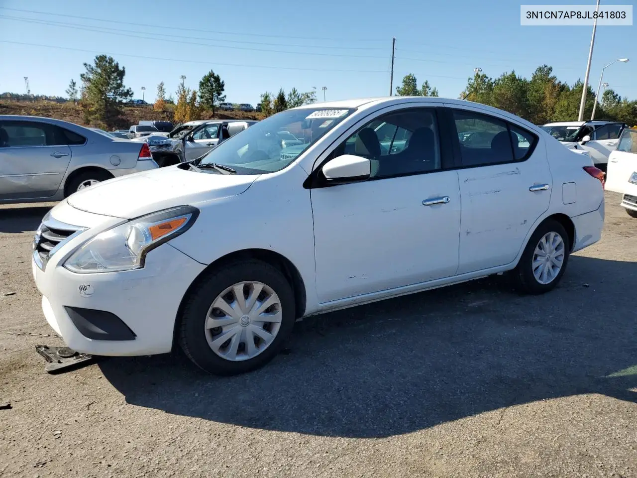 3N1CN7AP8JL841803 2018 Nissan Versa S