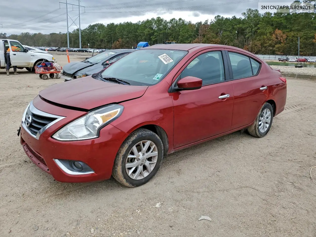 3N1CN7AP8JL829201 2018 Niss Versa S