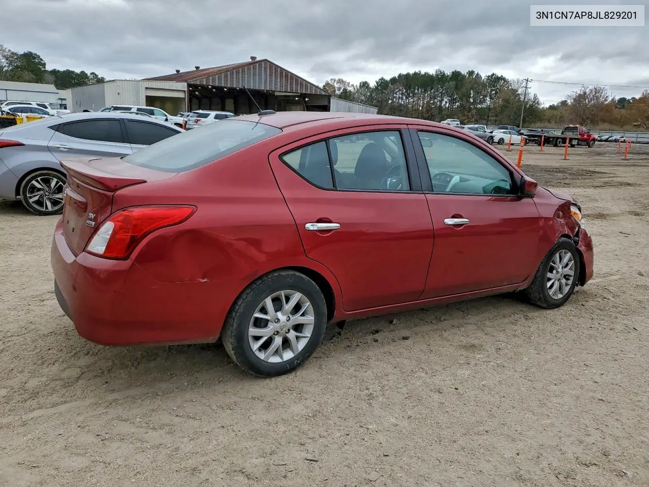 3N1CN7AP8JL829201 2018 Niss Versa S