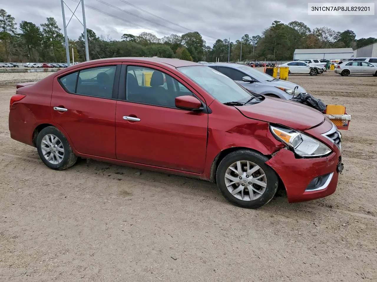 3N1CN7AP8JL829201 2018 Niss Versa S