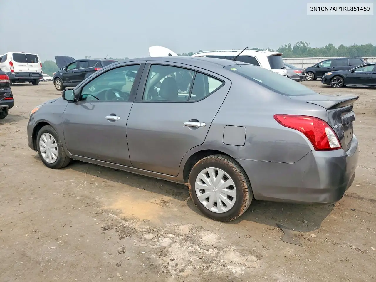 2019 Nissan Versa Sv VIN: 3N1CN7AP1KL851459 Lot: 61027126