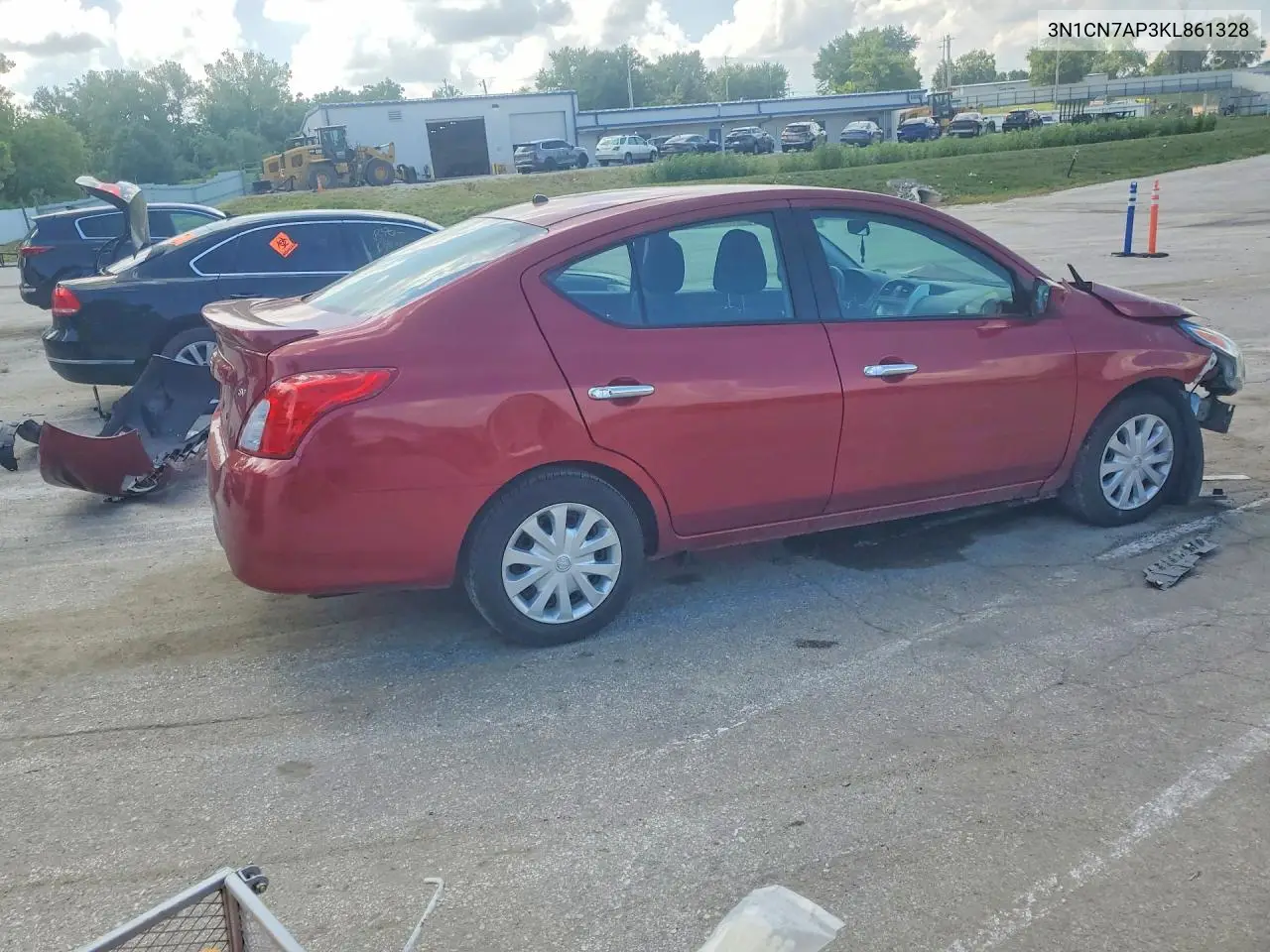 2019 Nissan Versa Sv VIN: 3N1CN7AP3KL861328 Lot: 61081796