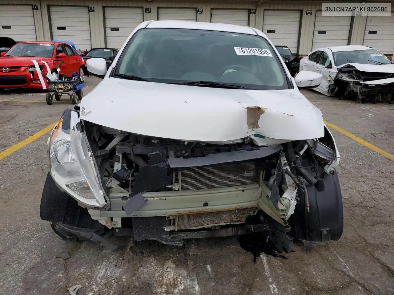 2019 Nissan Versa S Plus VIN: 3N1CN7AP1KL862686 Lot: 61201956