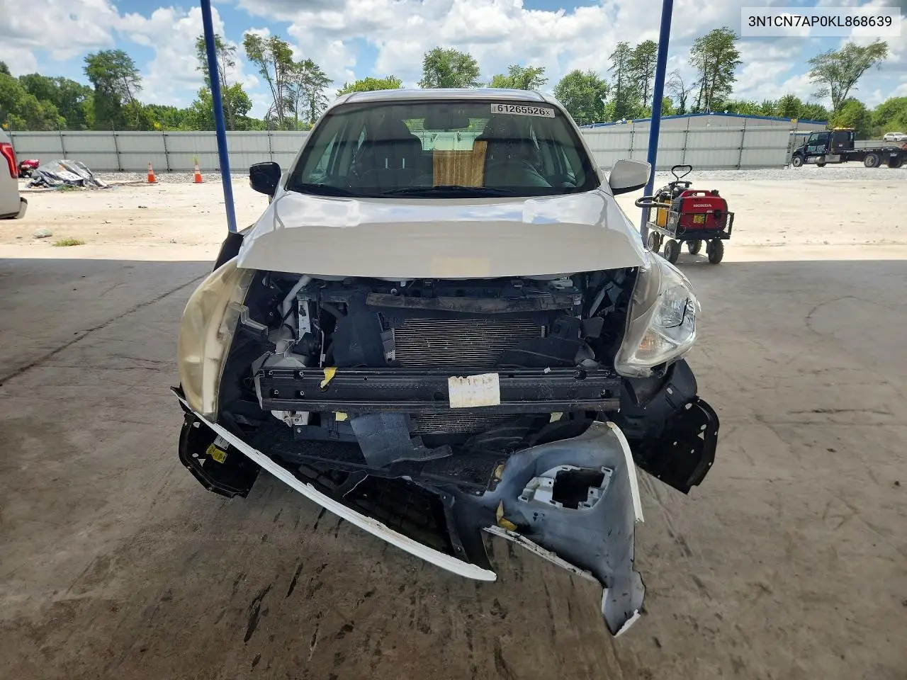 2019 Nissan Versa Sv VIN: 3N1CN7AP0KL868639 Lot: 61265526