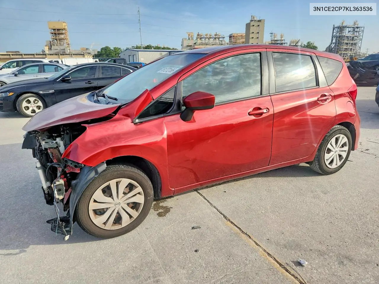 2019 Nissan Versa Note Sv VIN: 3N1CE2CP7KL363536 Lot: 61272186