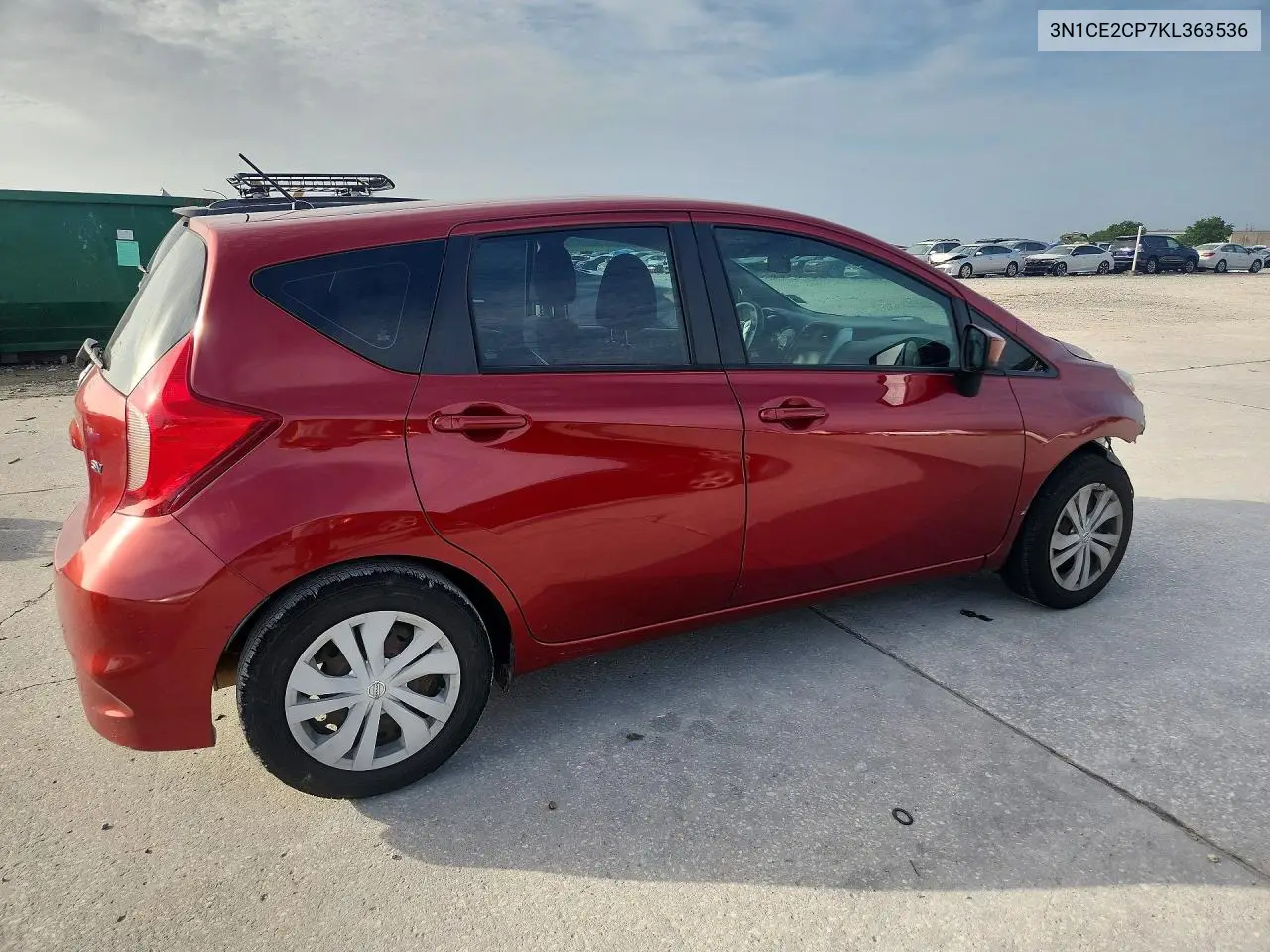 2019 Nissan Versa Note Sv VIN: 3N1CE2CP7KL363536 Lot: 61272186