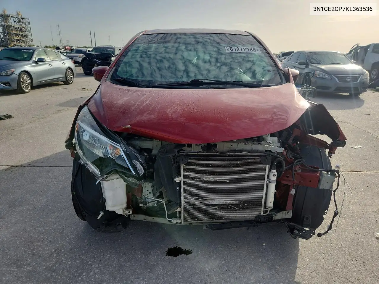 2019 Nissan Versa Note Sv VIN: 3N1CE2CP7KL363536 Lot: 61272186