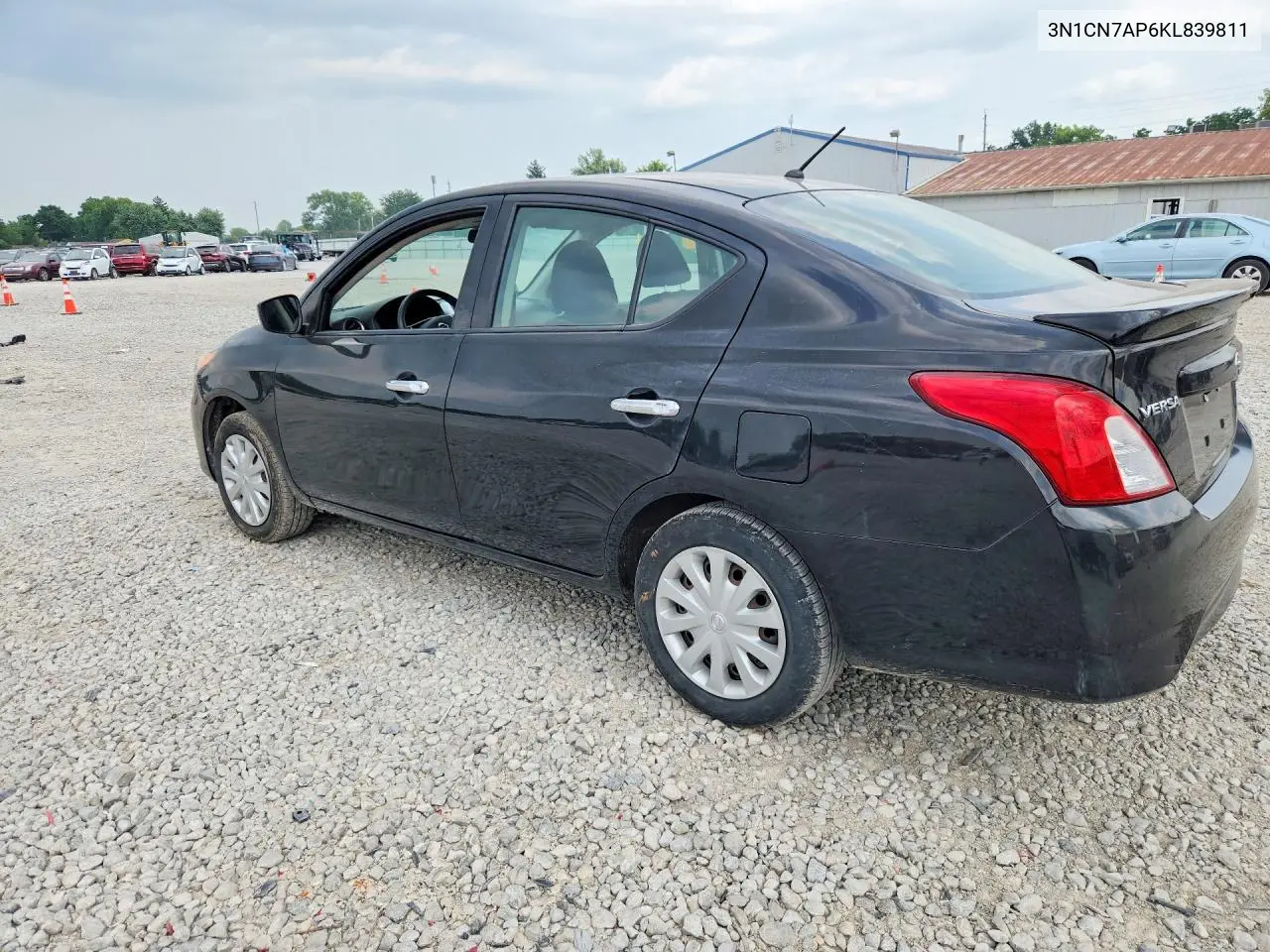 2019 Nissan Versa Sv VIN: 3N1CN7AP6KL839811 Lot: 61486626