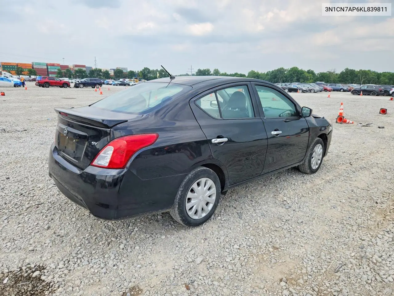 2019 Nissan Versa Sv VIN: 3N1CN7AP6KL839811 Lot: 61486626