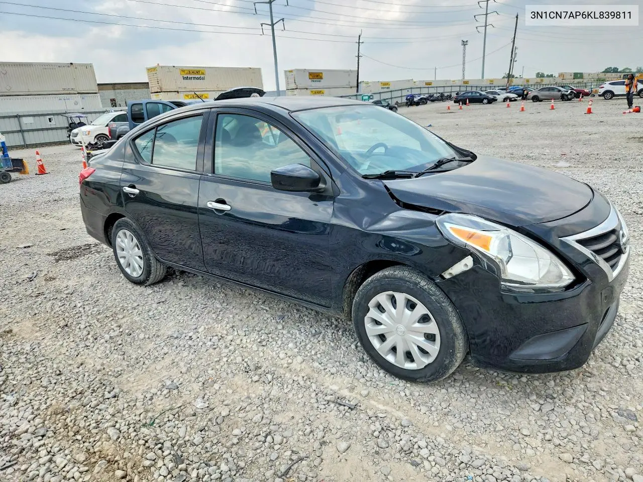 2019 Nissan Versa Sv VIN: 3N1CN7AP6KL839811 Lot: 61486626
