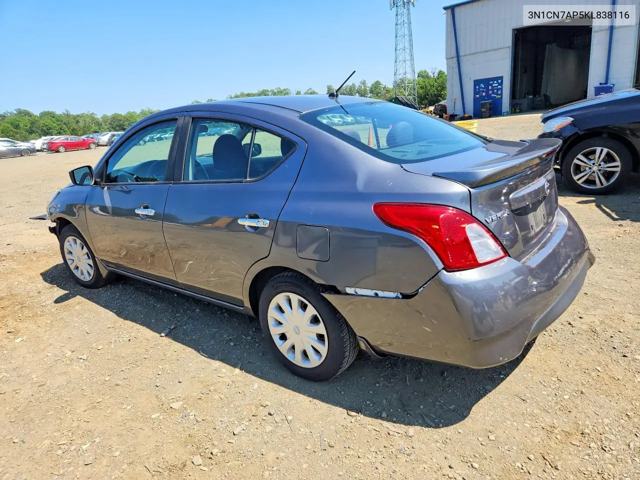 2019 Nissan Versa Sv VIN: 3N1CN7AP5KL838116 Lot: 61488506