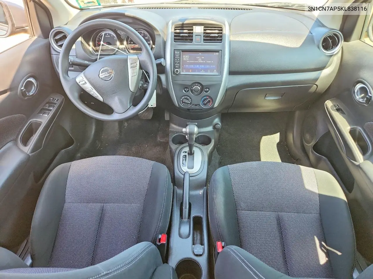 2019 Nissan Versa Sv VIN: 3N1CN7AP5KL838116 Lot: 61488506