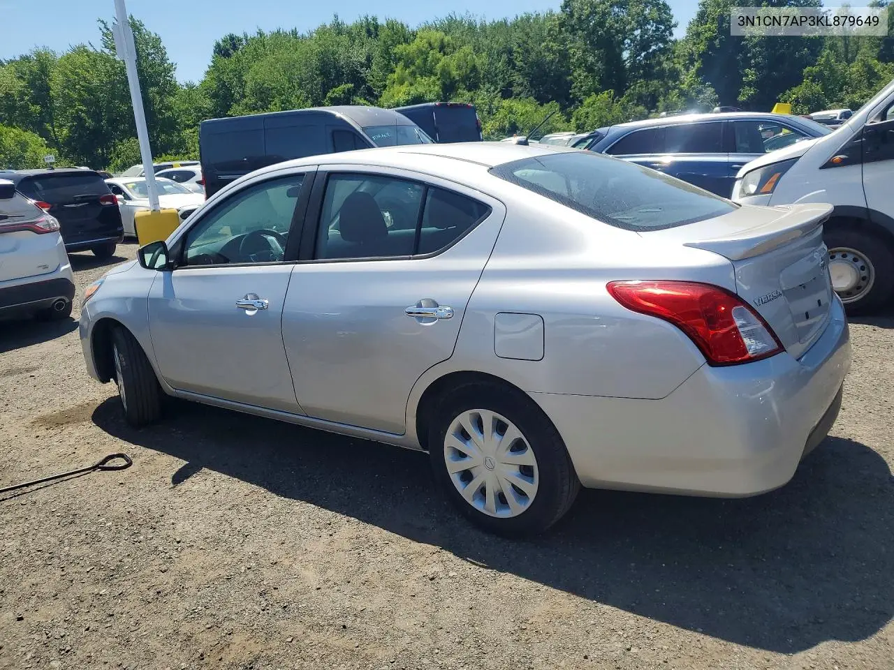 2019 Nissan Versa Sv VIN: 3N1CN7AP3KL879649 Lot: 61738886