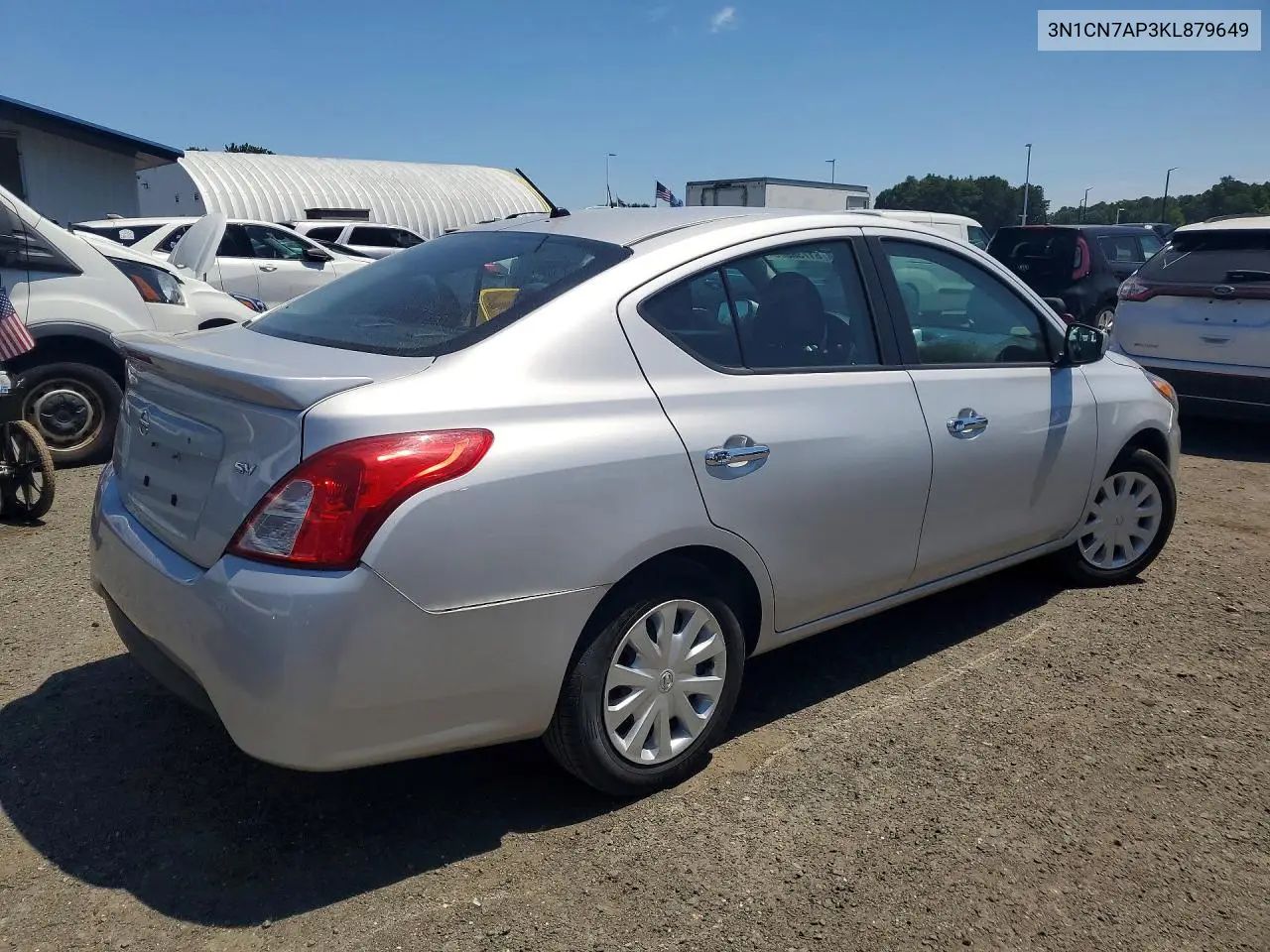 2019 Nissan Versa Sv VIN: 3N1CN7AP3KL879649 Lot: 61738886