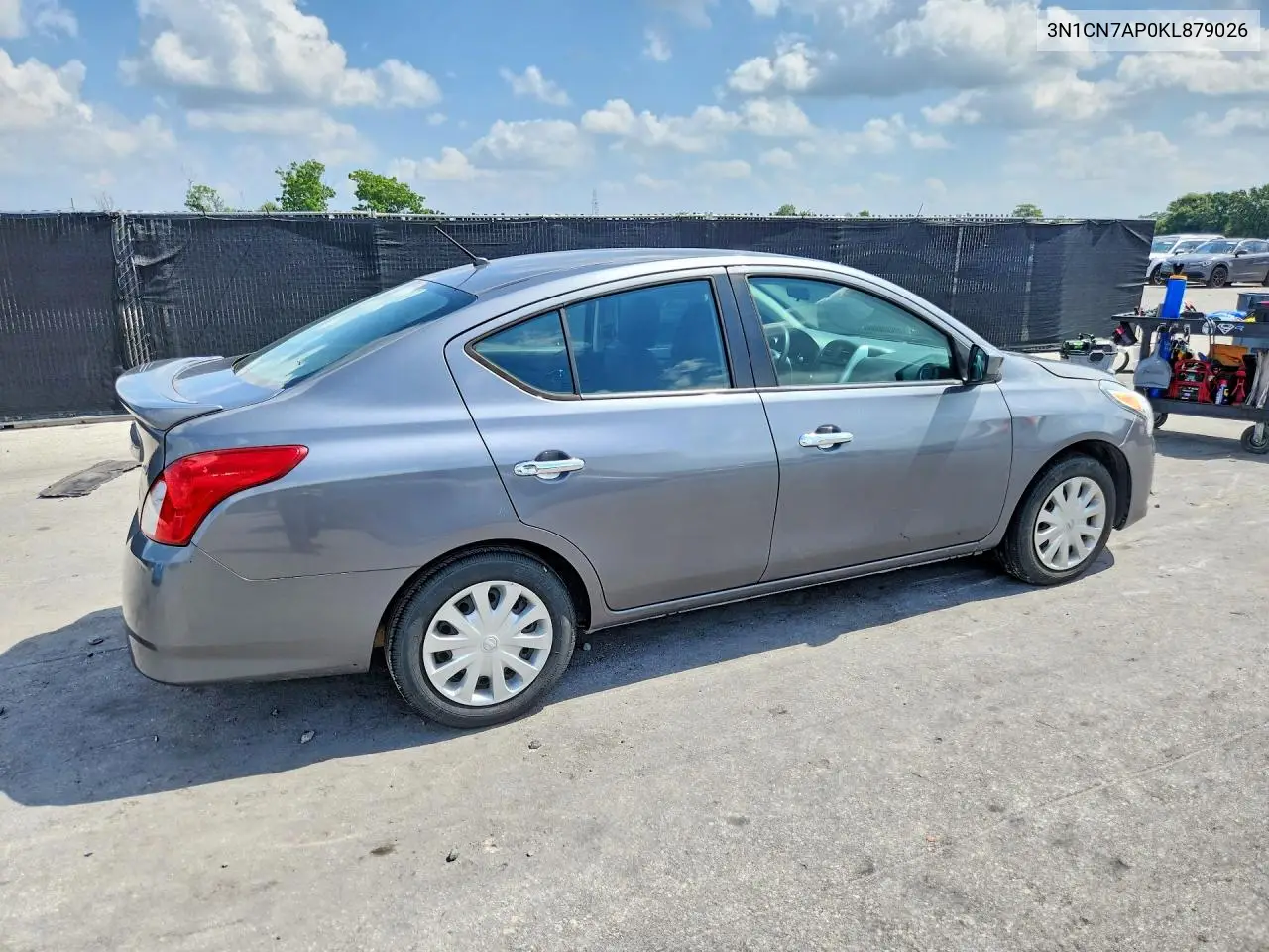 2019 Nissan Versa Sv VIN: 3N1CN7AP0KL879026 Lot: 61771306