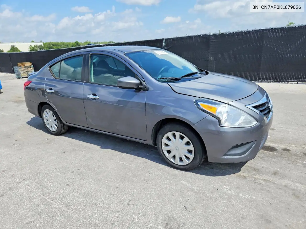 2019 Nissan Versa Sv VIN: 3N1CN7AP0KL879026 Lot: 61771306