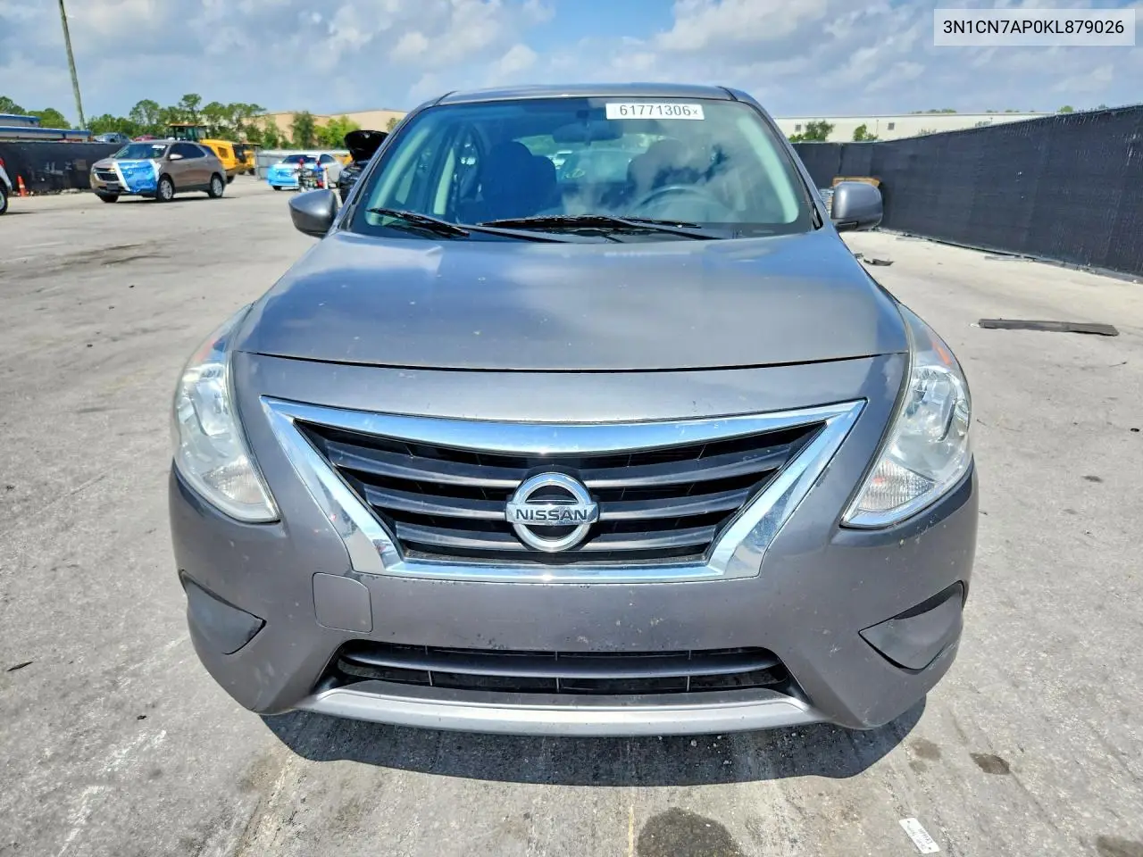 2019 Nissan Versa Sv VIN: 3N1CN7AP0KL879026 Lot: 61771306
