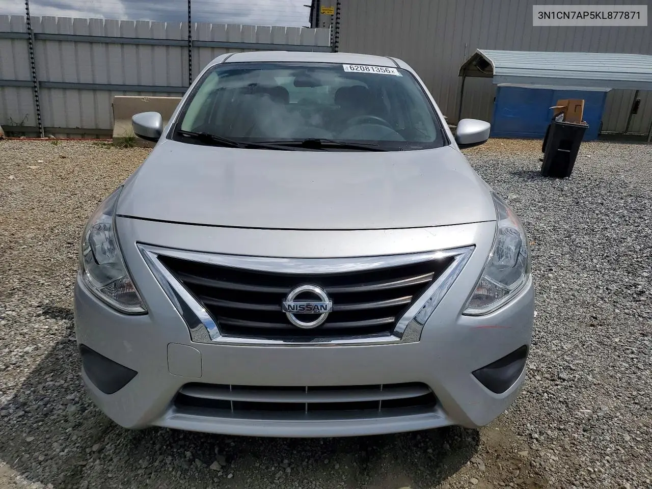 2019 Nissan Versa S VIN: 3N1CN7AP5KL877871 Lot: 62081356