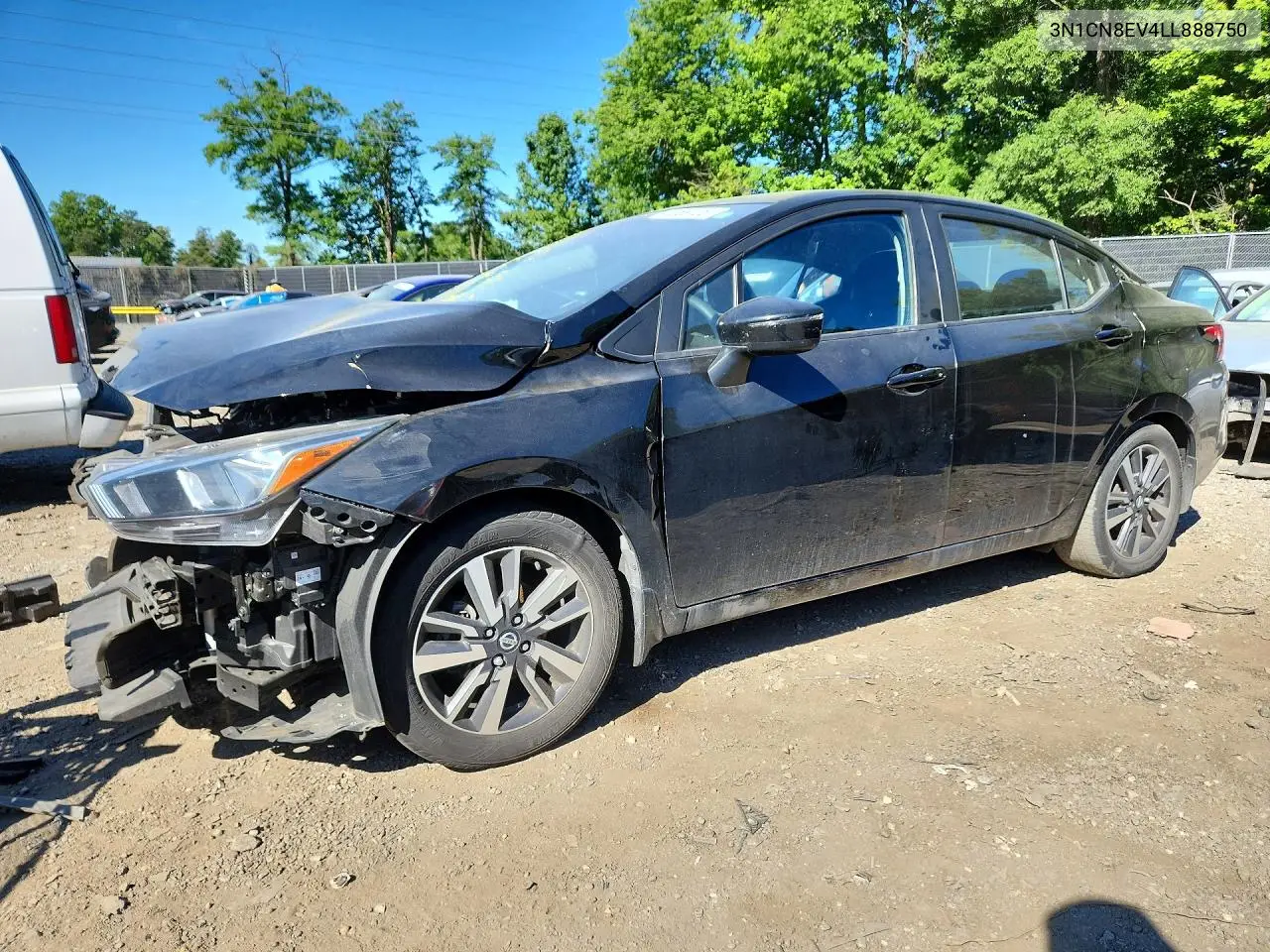 2020 Nissan Versa Sv VIN: 3N1CN8EV4LL888750 Lot: 55889136