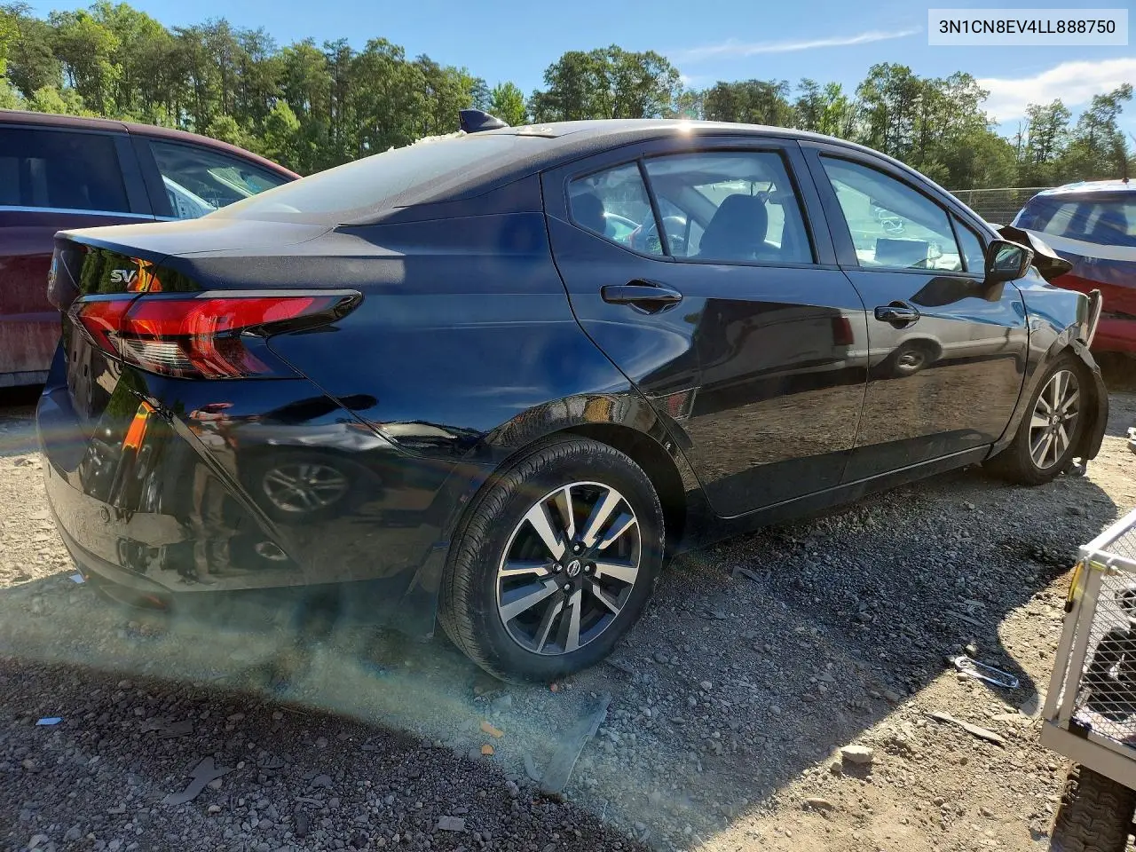 2020 Nissan Versa Sv VIN: 3N1CN8EV4LL888750 Lot: 55889136