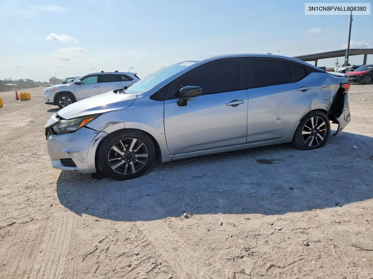 2020 Nissan Versa Sr VIN: 3N1CN8FV6LL808380 Lot: 58538126