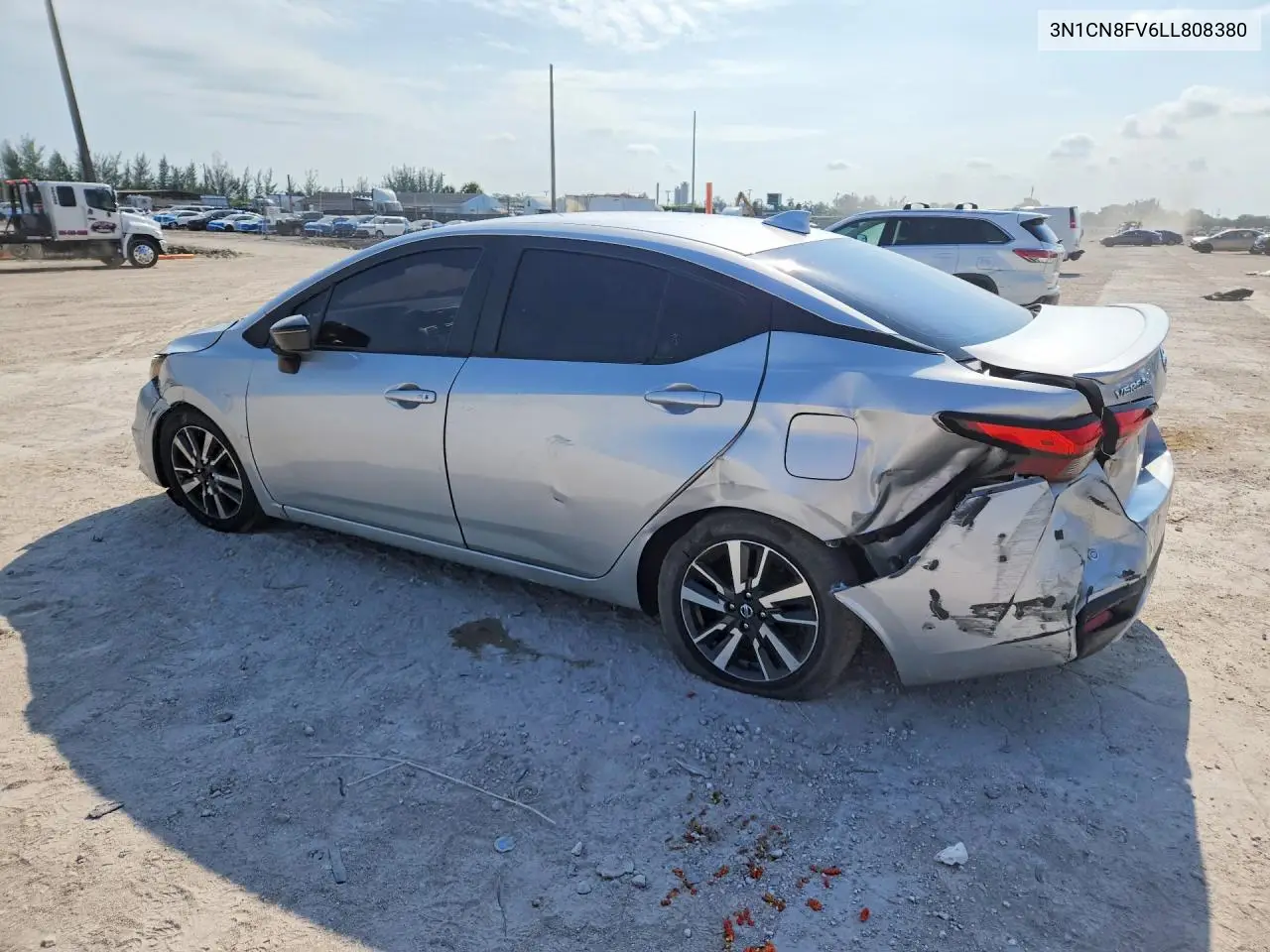 2020 Nissan Versa Sr VIN: 3N1CN8FV6LL808380 Lot: 58538126